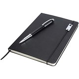 Elegance A5 Hardcover Notizbuch mit Tintenroller Set - Stgan
