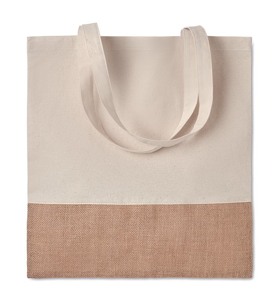 Einkaufstasche mit Jutebesatz Reivani