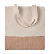 Einkaufstasche mit Jutebesatz Reivani