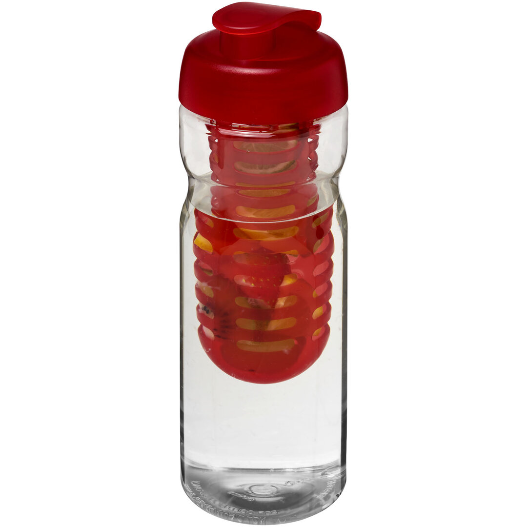 Base 650 ml Sportflasche mit Klappdeckel und Infusor - Tria