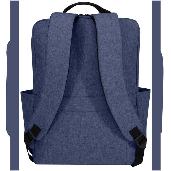 15" Laptop-Rucksack aus recyceltem GRS-Material 15 L - Stein