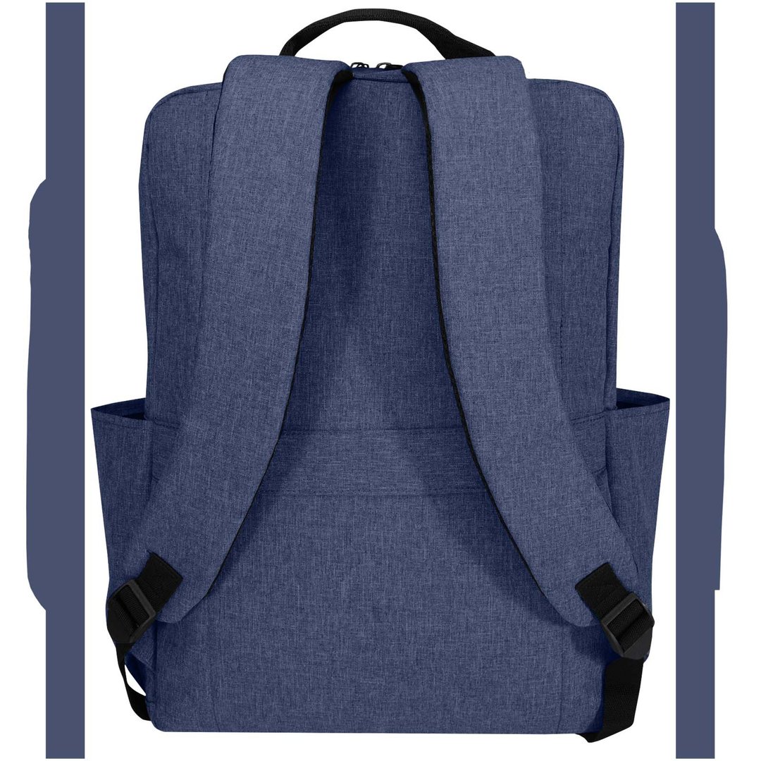 15" Laptop-Rucksack aus recyceltem GRS-Material 15 L - Stein