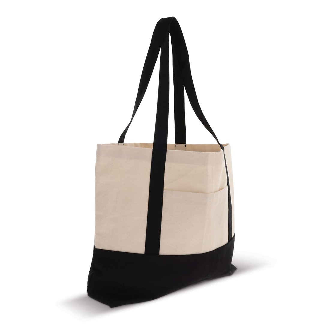Strandtasche Baumwollsegeltuch OEKO-TEX® 280g/m² 42x10x30cm Lixali