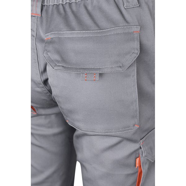 Zweifarbige Stretch-Hose mit mehreren Taschen (240 g/m²), aus Baumwolle (46 %), EME (38 %) und Polyester (16 %) Paulik