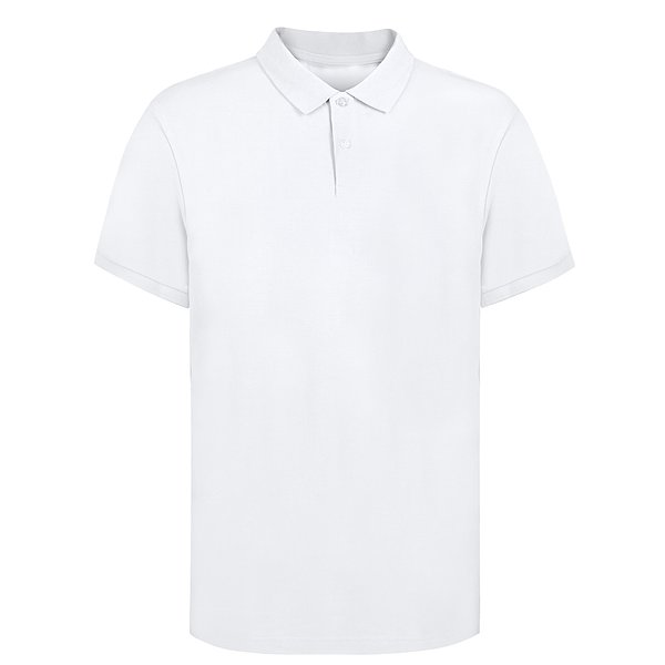Erwachsene Weiss Polo-Shirt Idpan