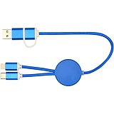 30 cm 5-in-1 Kabel aus recyceltem Kunststoff für Datenübertragung und 27W Schnellladung - Hate