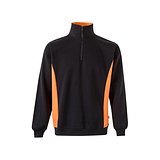 Zweifarbiges Frottee-Sweatshirt (260 g/m²), aus Polyester (65 %) und Baumwolle (35 %) Rudorscht
