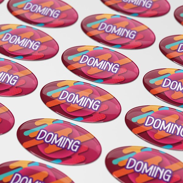 Doming Oval 60x35 mm Ylandi