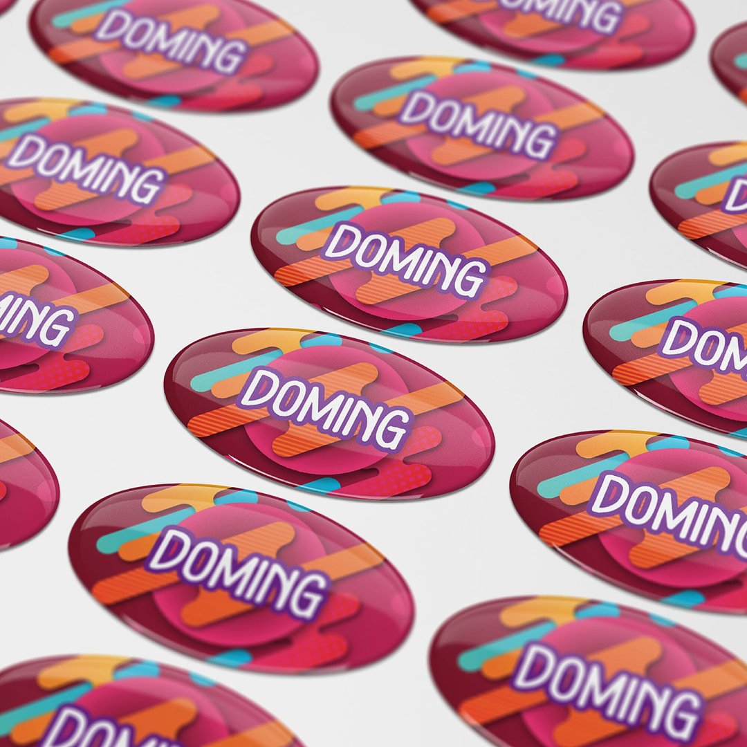 Doming Oval 60x35 mm Ylandi