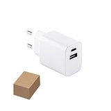 Ladegerät mit USB-A Anschluss 18W und USB-C 20W in 100% rABS Lursicca
