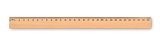 Holzlineal 30cm Natiaferg