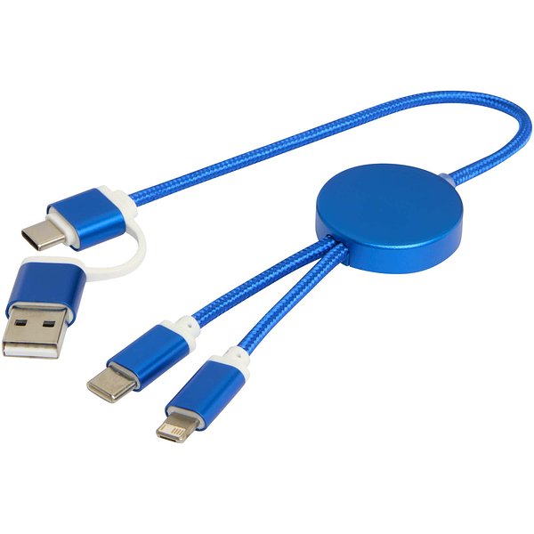 30 cm 5-in-1 Kabel aus recyceltem Kunststoff für Datenübertragung und 27W Schnellladung - Hate