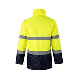 Zweifarbiger Parka (190g/m²), aus Polyester (100%), mit PU-Beschichtung Corschtta