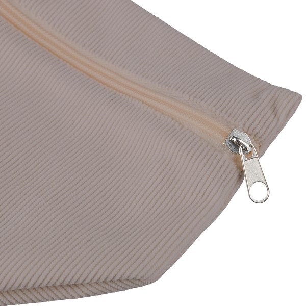 Kosmetiktasche aus Cord mit Reissverschluss Mareie