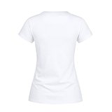 Erwachsene Frauen Weiss T-Shirt Idiyo