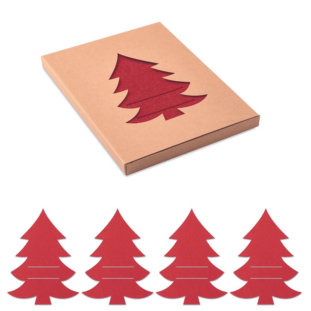 Besteckhalter-Set RPET-Filz Adivich