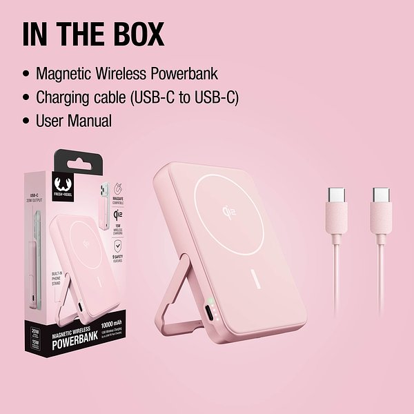 Kabellose Powerbank 10000 mAh kompatibel mit MagSafe Vinatin