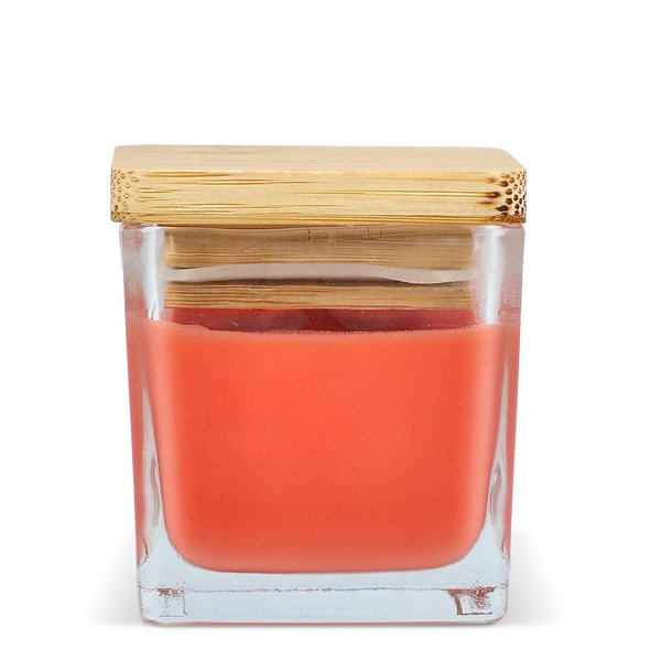 Chakra Kerze auf pflanzlicher Basis im Glasgefäß Utzi