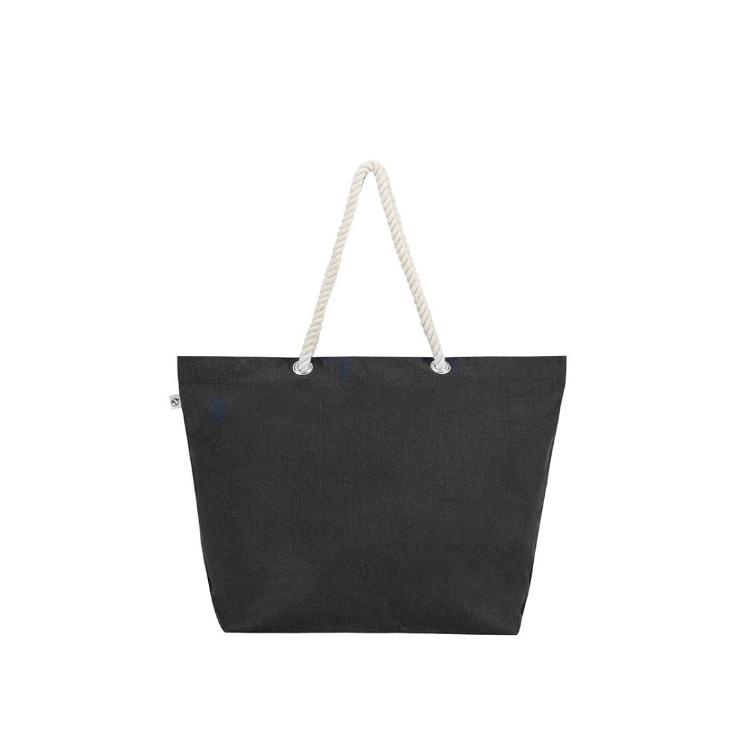 Strandtasche aus recycelter Baumwolle (70 %) und recyceltem Polyester (30 %) (220 g/m²) Anigele