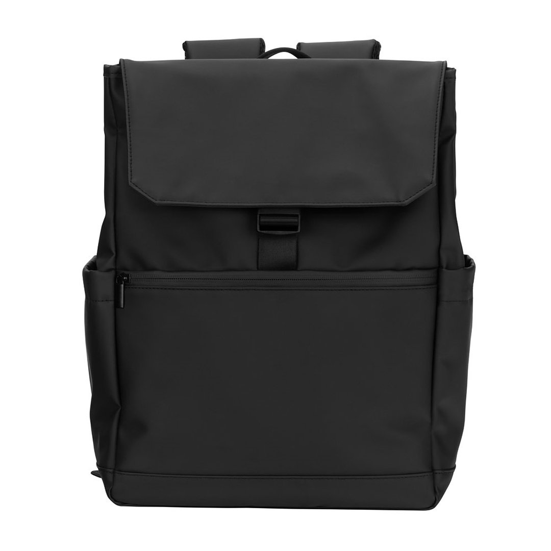 Laptop-Rucksack (16") aus PU, mit Klappe, die alle Fächer abdeckt Tring