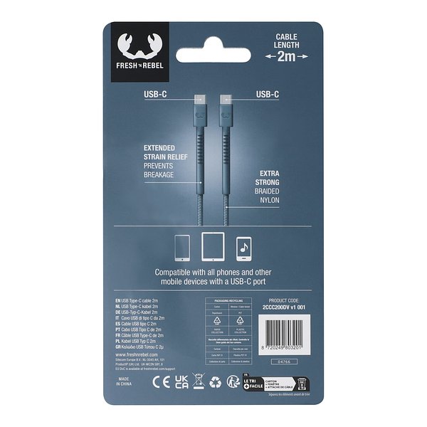 Fresh 'Rebel USB-C Kabel 2.0m Leengie