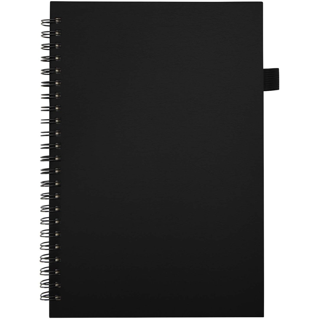 A5 Hardcover Spiralnotizbuch aus recyceltem Kunststoff - Palin