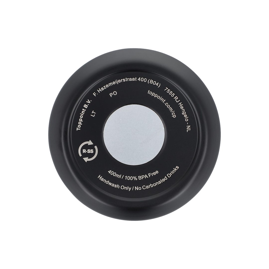 Recycelter Edelstahl-Thermobecher für Kaffee zum Mitnehmen, 400 ml Natianng