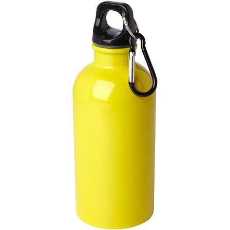 400 ml RCS-zertifizierte, einwandige Trinkflasche aus Edelstahl mit Karabinerhaken - Ongas