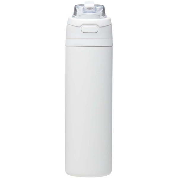 800 ml RCS Trinkflasche aus recyceltem, einwandigem Edelstahl mit Multifunktionsdeckel und Klappstrohhalm - Gillingin