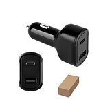 KFZ-Ladegerät mit USB-A Anschluss 18W und USB-C 20W in 100% rABS Lurilli