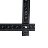 Zollstock Holz 2m Premium lackiert Dicorioli