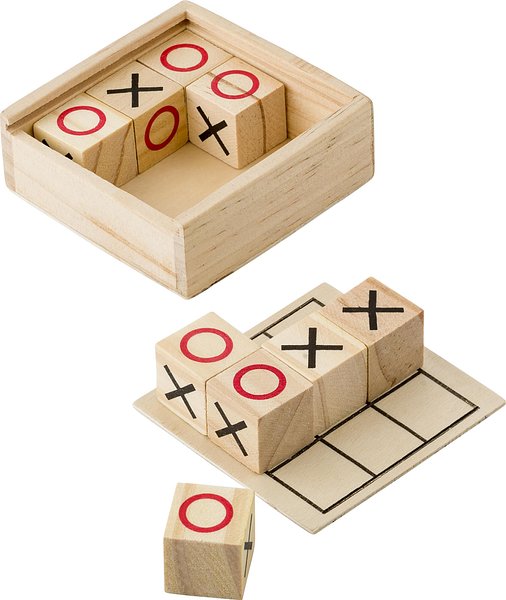 Tic Tac Toe Benga | Kiefernholz