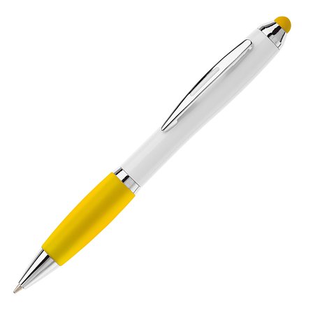 Kugelschreiber Hawaï Stylus weiß Fenjasco