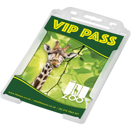 Kartenhalter aus recyceltem Kunststoff - Waran