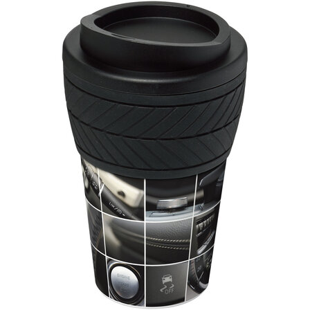 350 ml Isolierbecher mit Schutzring Reifen-Design - Razi
