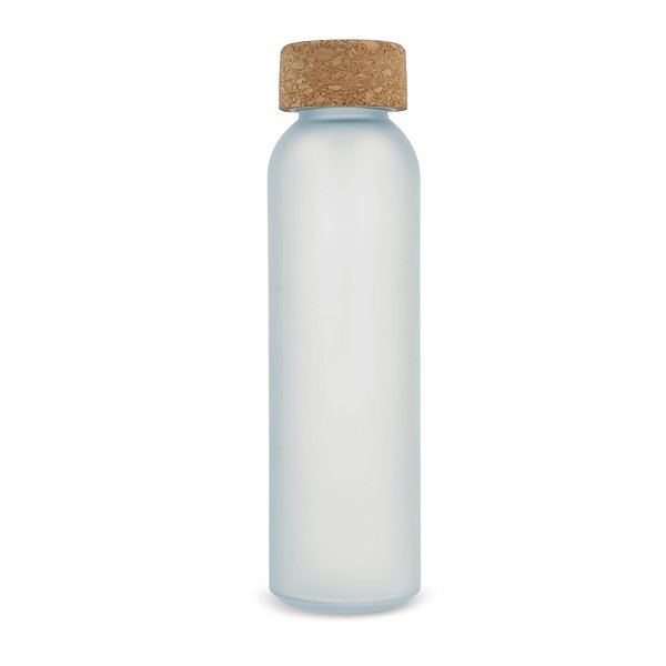 Gefrostete flasche aus recyceltem Glas mit Korkdeckel 500ml Utzarjat