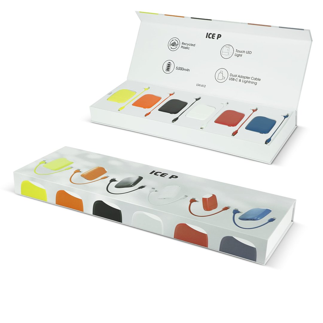 ICE P Powerbank 5000mAh Präsentationsbox Lütha