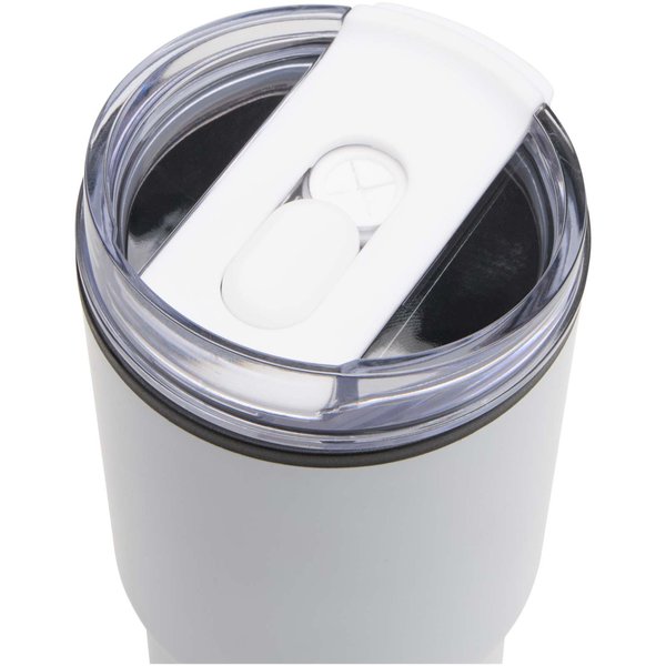 540 ml RCS Becher aus recyceltem Material, doppelwandig isoliert, mit Trinkhalm - Marlixhla