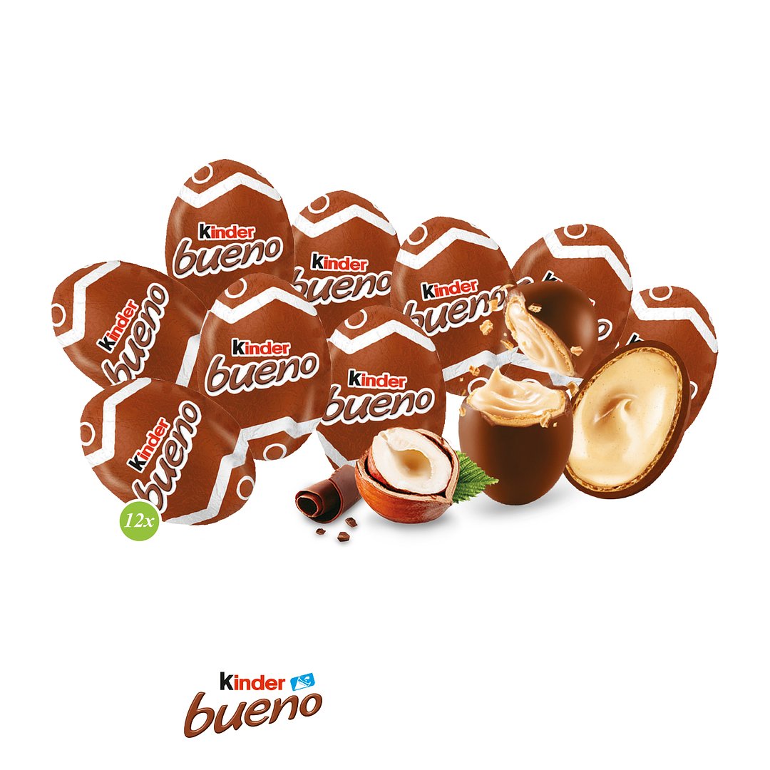 Schoko-Eier 12er-Set mit kinder bueno Eggs
