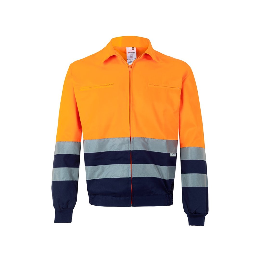 Zweifarbige Twill-Jacke (210g/m²) aus Polyester (80%) und Baumwolle (20%) Benichata