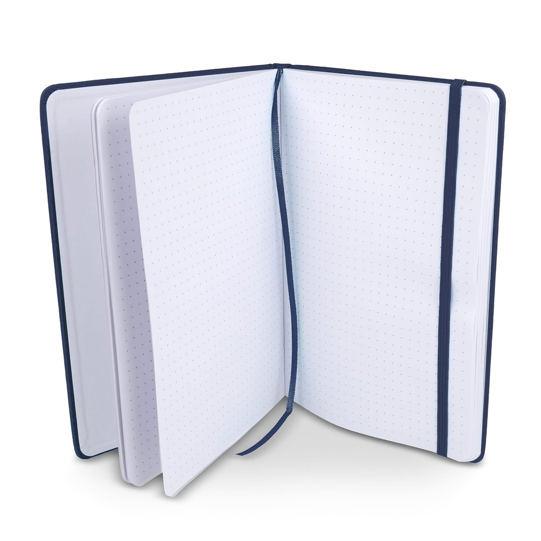 Notizbuch A5 PU mit Rasterpunktseiten Stiafrs