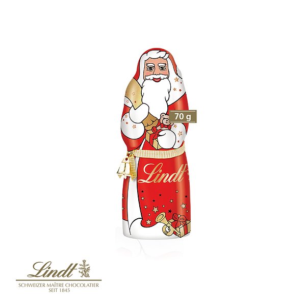 Lindt Weihnachtsmann mit Glöckchen, 70 g