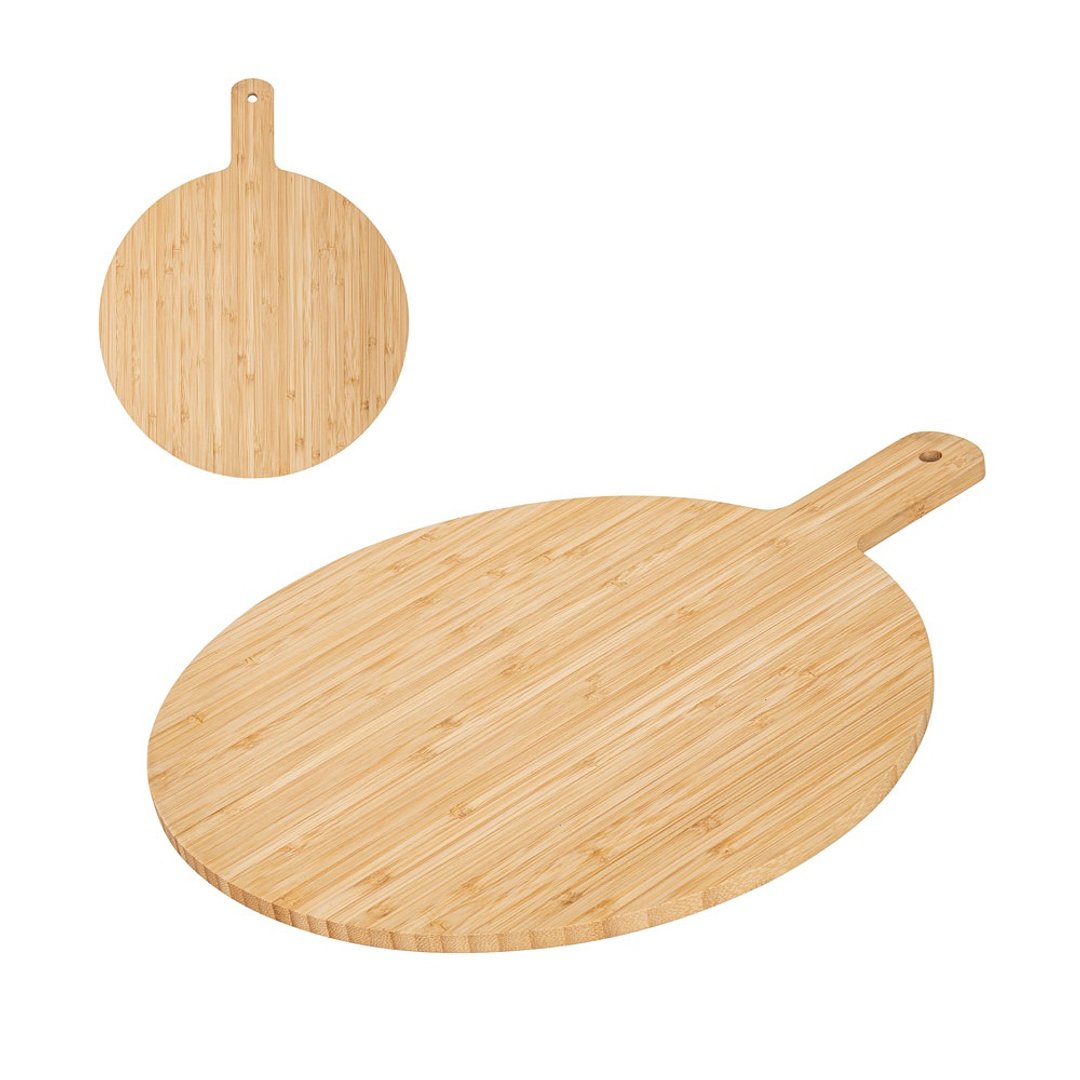 Rundes Servierbrett aus Bambus Maraia