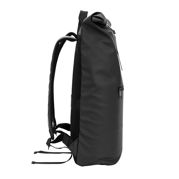 Roll-Top-Rucksack aus PU mit Laptopfach, 16“ Giamiriona