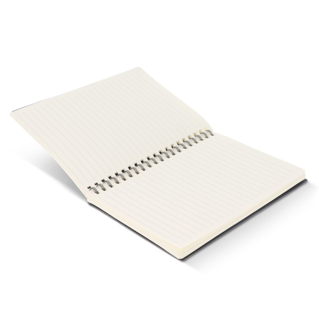 Notizbuch aus recyceltem Leder Midi Merin