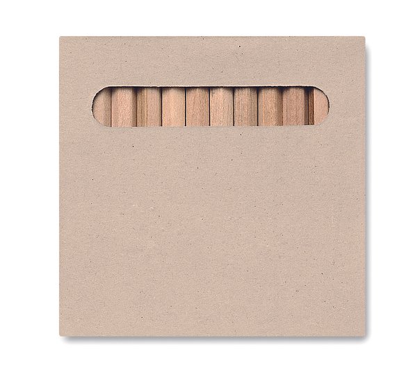 12 Buntstifte in Pappschachtel Marleyco