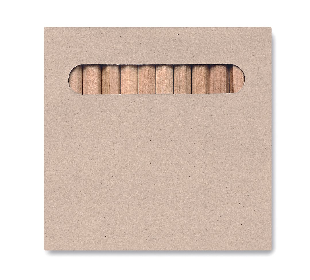 12 Buntstifte in Pappschachtel Marleyco