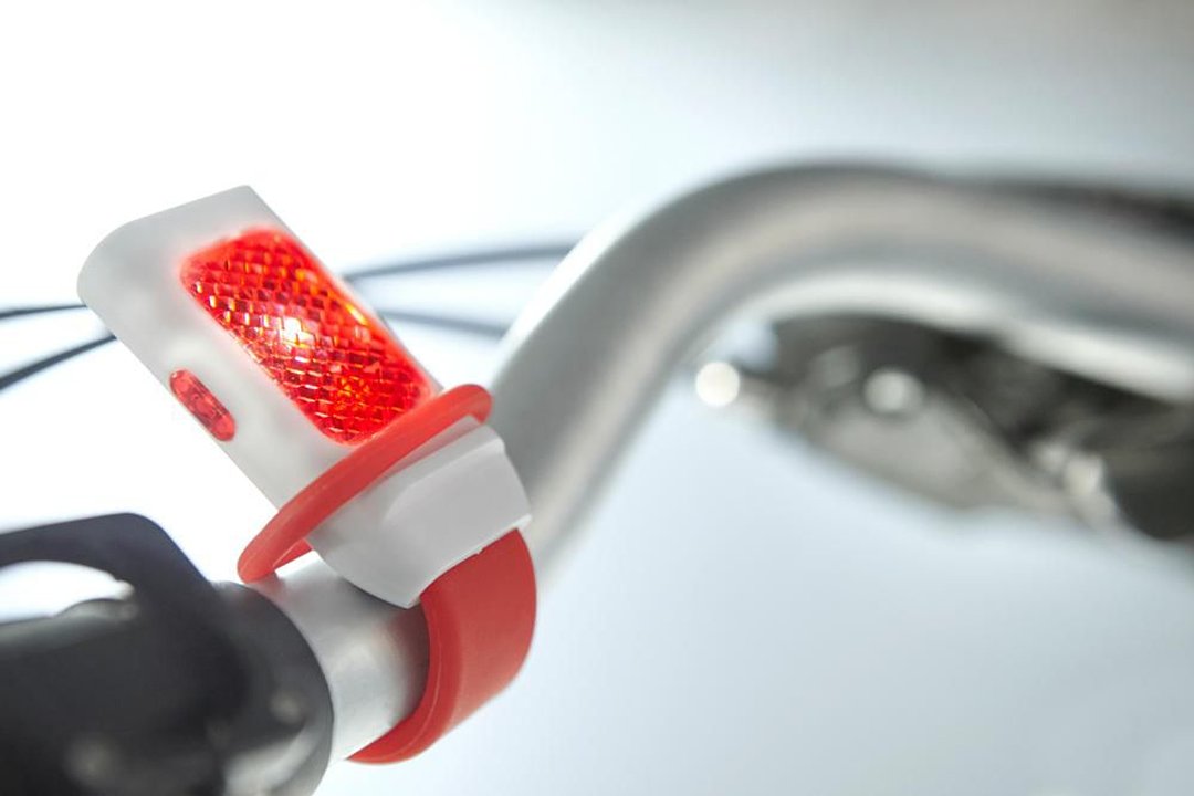 Fahrradlicht Vreta | Kunststoff | 3+1 LED | Silikonband