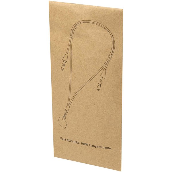 5 in 1 Lanyard Kabel aus recyceltem Kunststoff für Smartphones mit integrierter Datensynchronisierung und 100 W Schnellladefunktion - Renseha