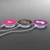 Kabelloses Schnellladegerät 15W mit LED-Anzeige Fensen